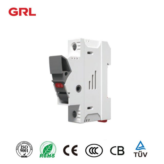 GRL 32 أمبير حامل الصمامات RT18X-32 مع الصمام مؤشر حجم الصمامات 10 * 38