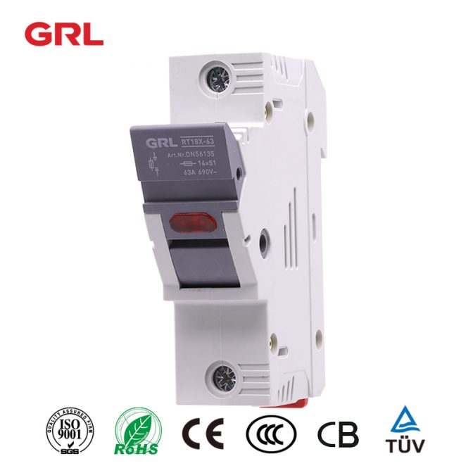 GRL دين السكك الحديدية حامل الصمامات RT18X-63 مع الصمام مؤشر حجم الصمامات 14 * 51