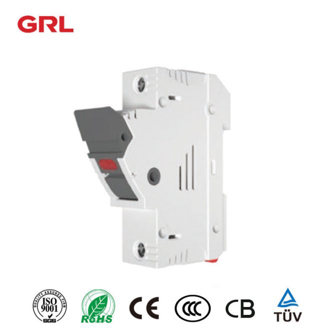 GRL 63 أمبير حامل الصمامات RT18X-63 مع الصمام مؤشر حجم الصمامات 14 * 51