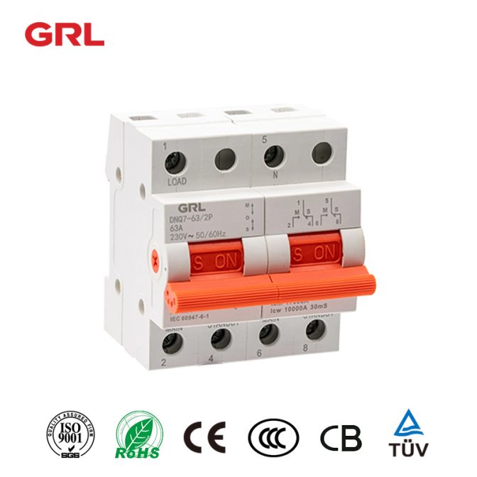 DNQ7 230V/400V Changeover Switch PV System
