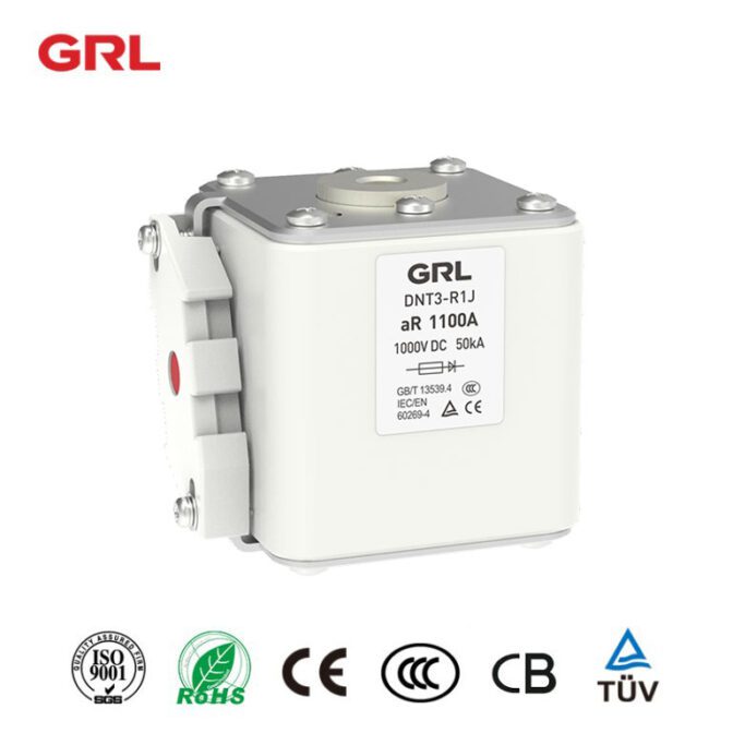 GRL معدات حماية أشباه الموصلات وصلات الصمامات سلسلة DNT-R1J 1300V 160A ~ 1250A