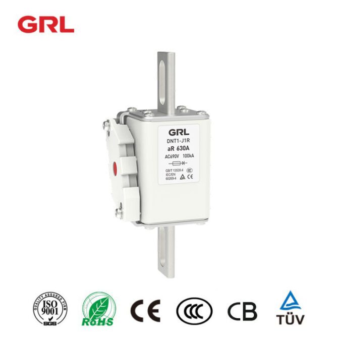 عالية السرعة الصمامات DNT-J1R سلسلة 100A ~ 1600A 690V الصمامات أشباه الموصلات