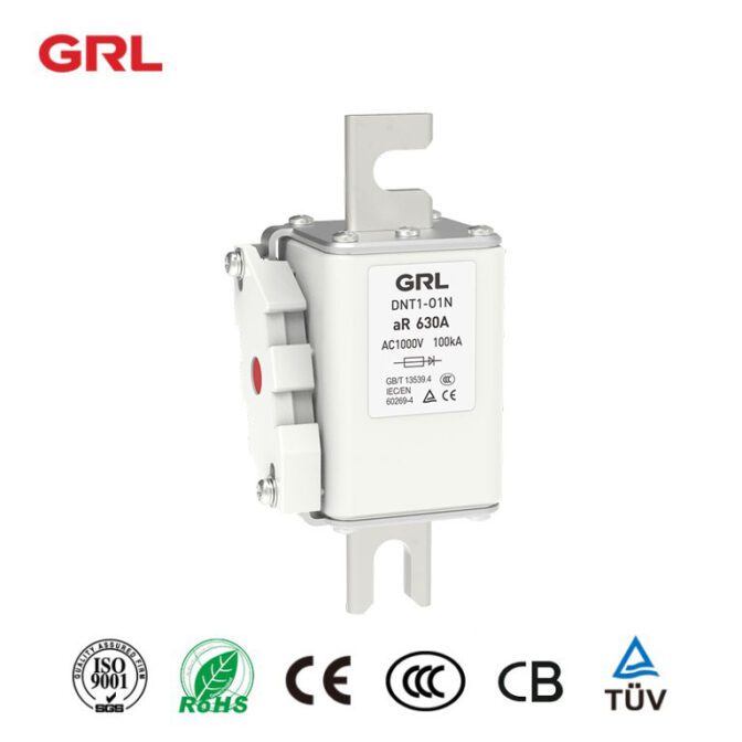GRL الصمامات أشباه الموصلات DNT-O1N سلسلة 160A ~ 1500A 1000V aR الصمامات حماية أشباه الموصلات