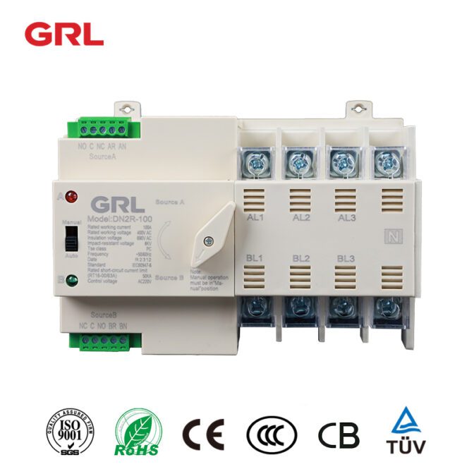 DN2R-100 التلقائي نقل التبديل AC400V ats التبديل التلقائي نقل