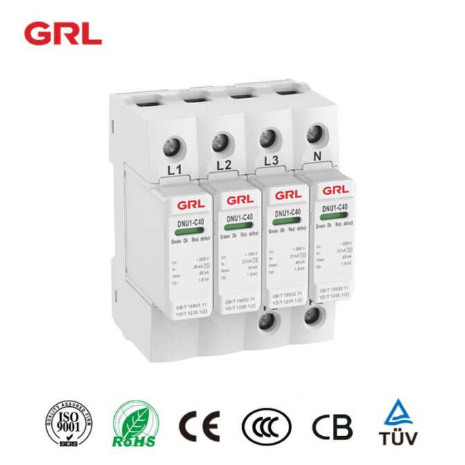 SPD الجهاز الواقي من الطفرة 275V ~ 550V AC الموردين GRL