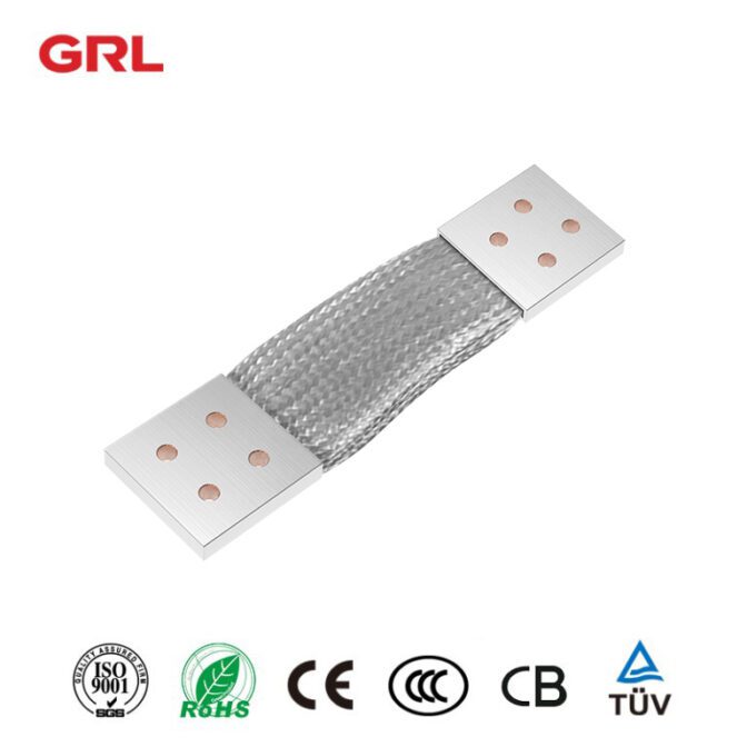 GRL النحاس مضفر busbar 0.15mm قابل للتخصيص مرنة مضفر النحاس busbar