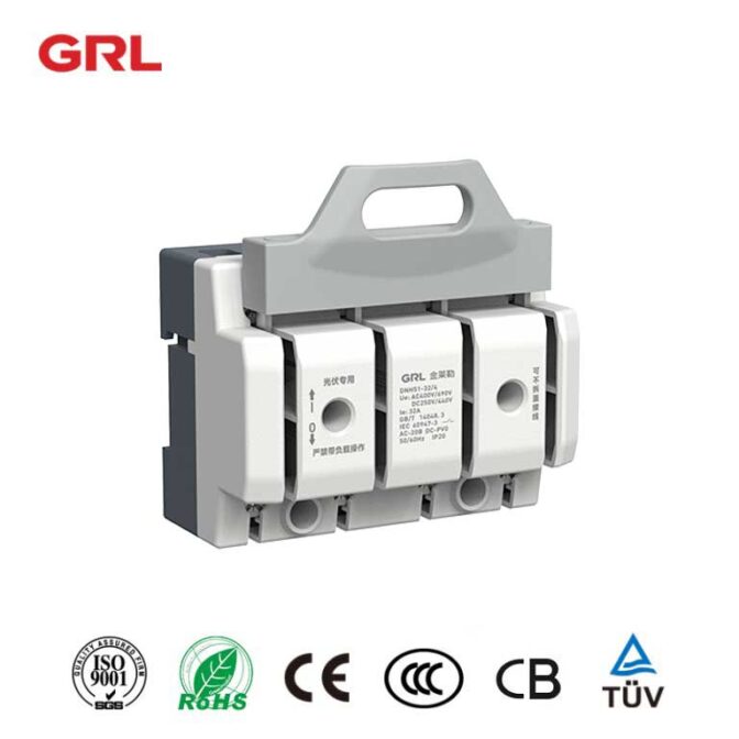 DNH51 DC سكين التبديل 440v 690v PV نظام 125A PV سكين التبديل GRL تصنيع